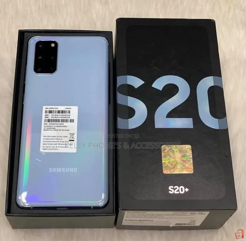 New Samsung Galaxy S20 128 GB Blue