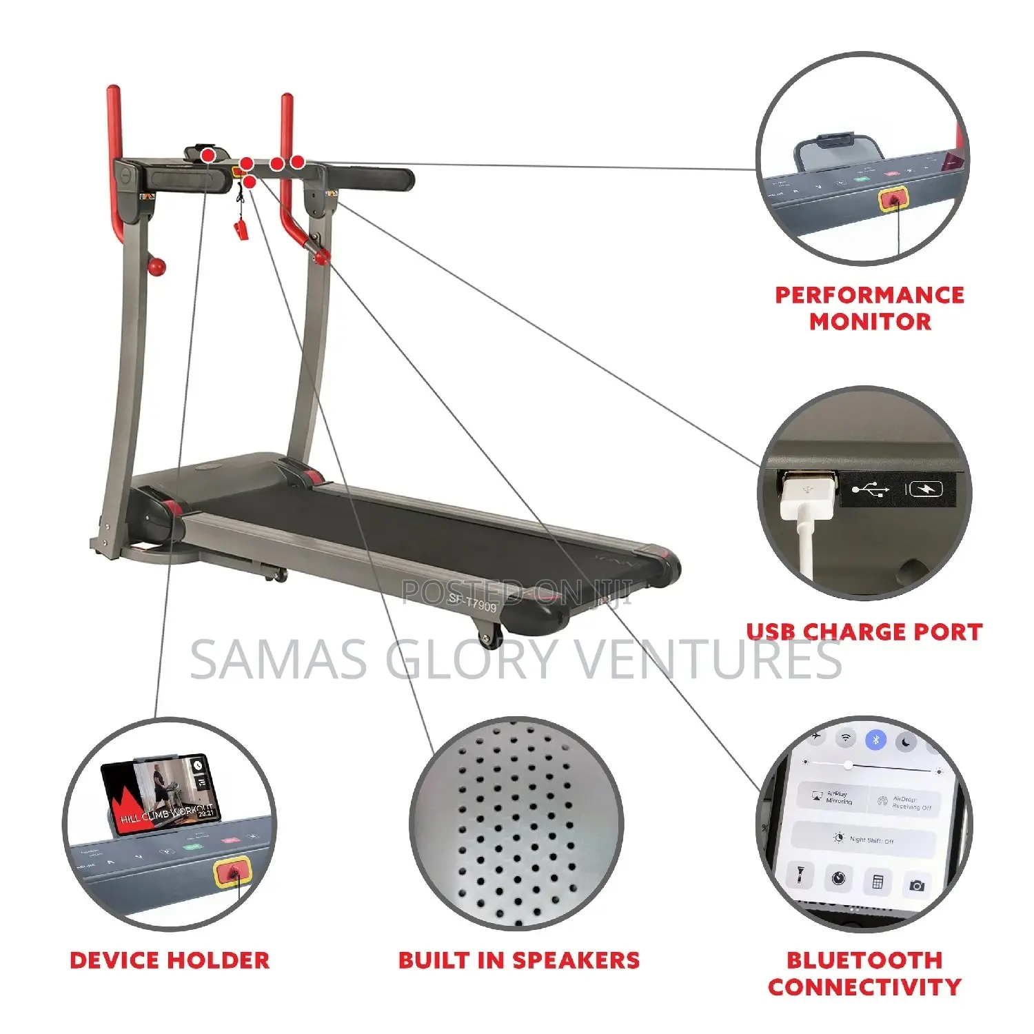 Treadmill With Incline Function
