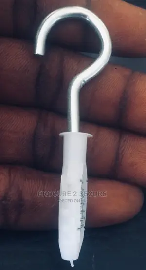 Hook and Wall Plug for Razor Wire