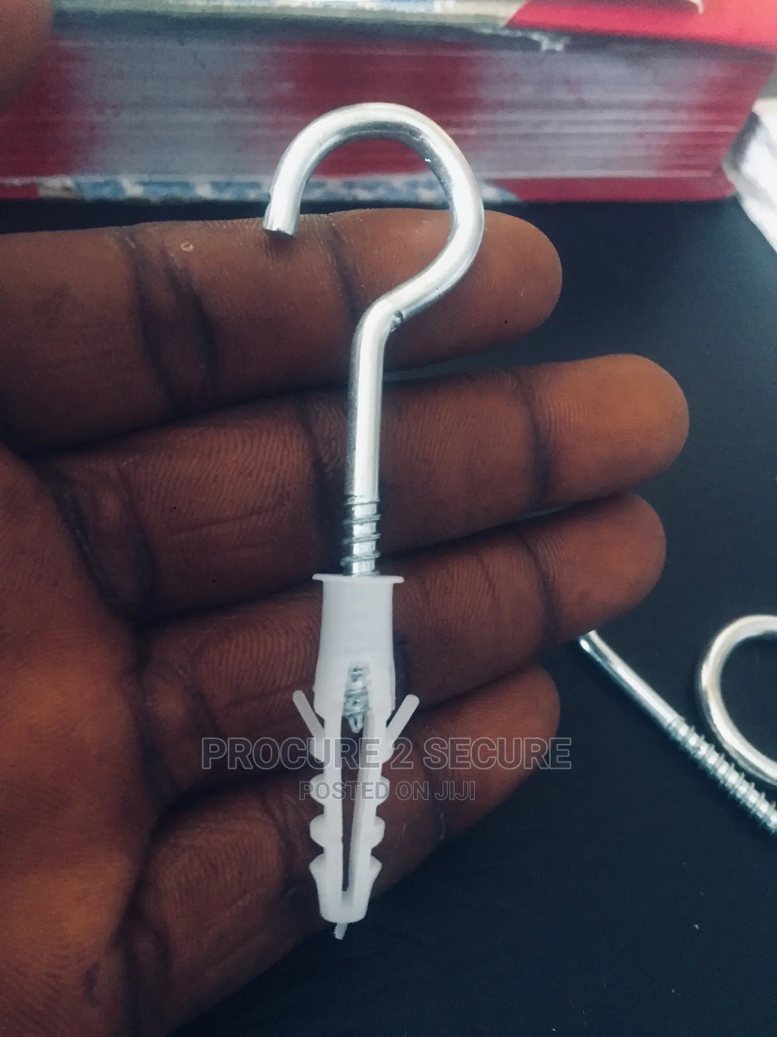 Hook and Wall Plug for Razor Wire