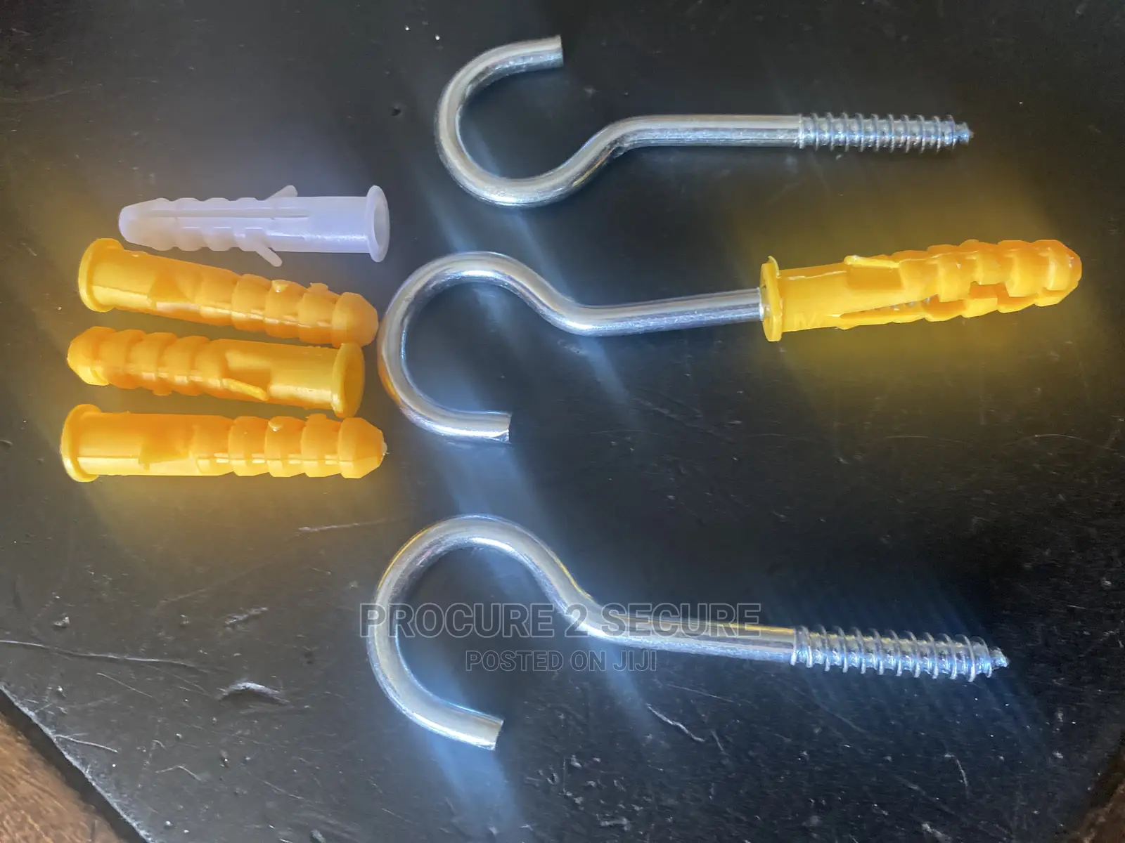 Hook and Wall Plug for Razor Wire