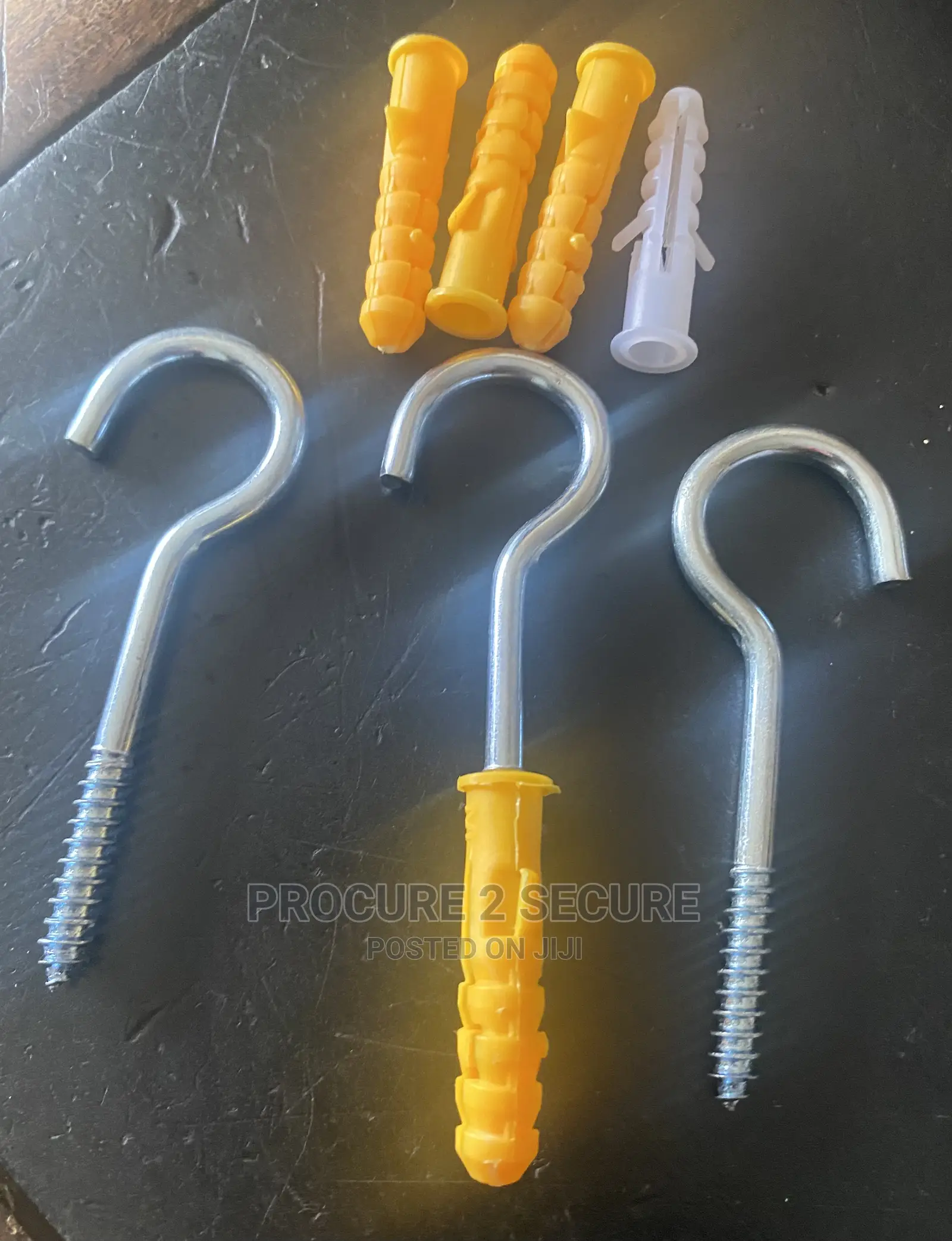 Hook and Wall Plug for Razor Wire