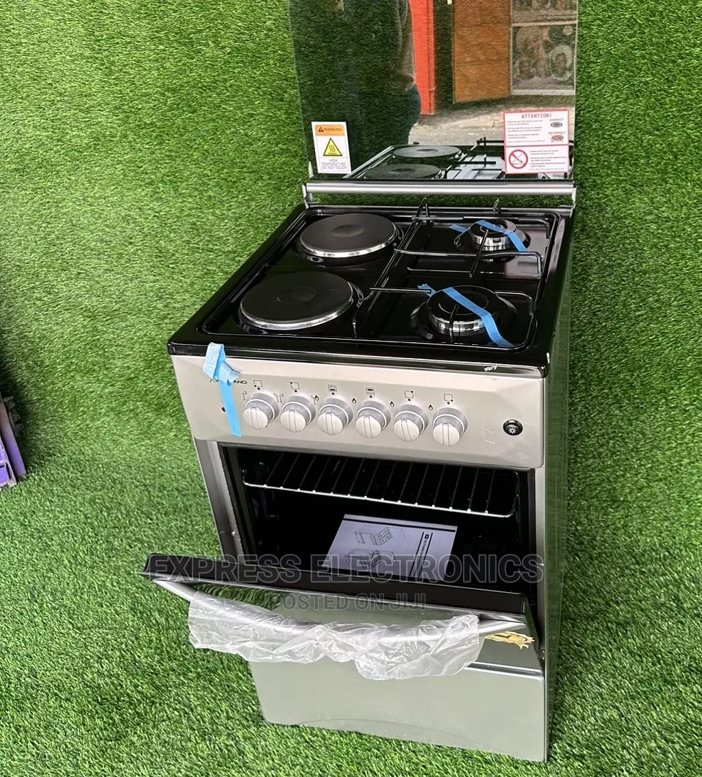 Sleek and Affordable Sliver Stove 2-2 Oven Inbuilt Lamp