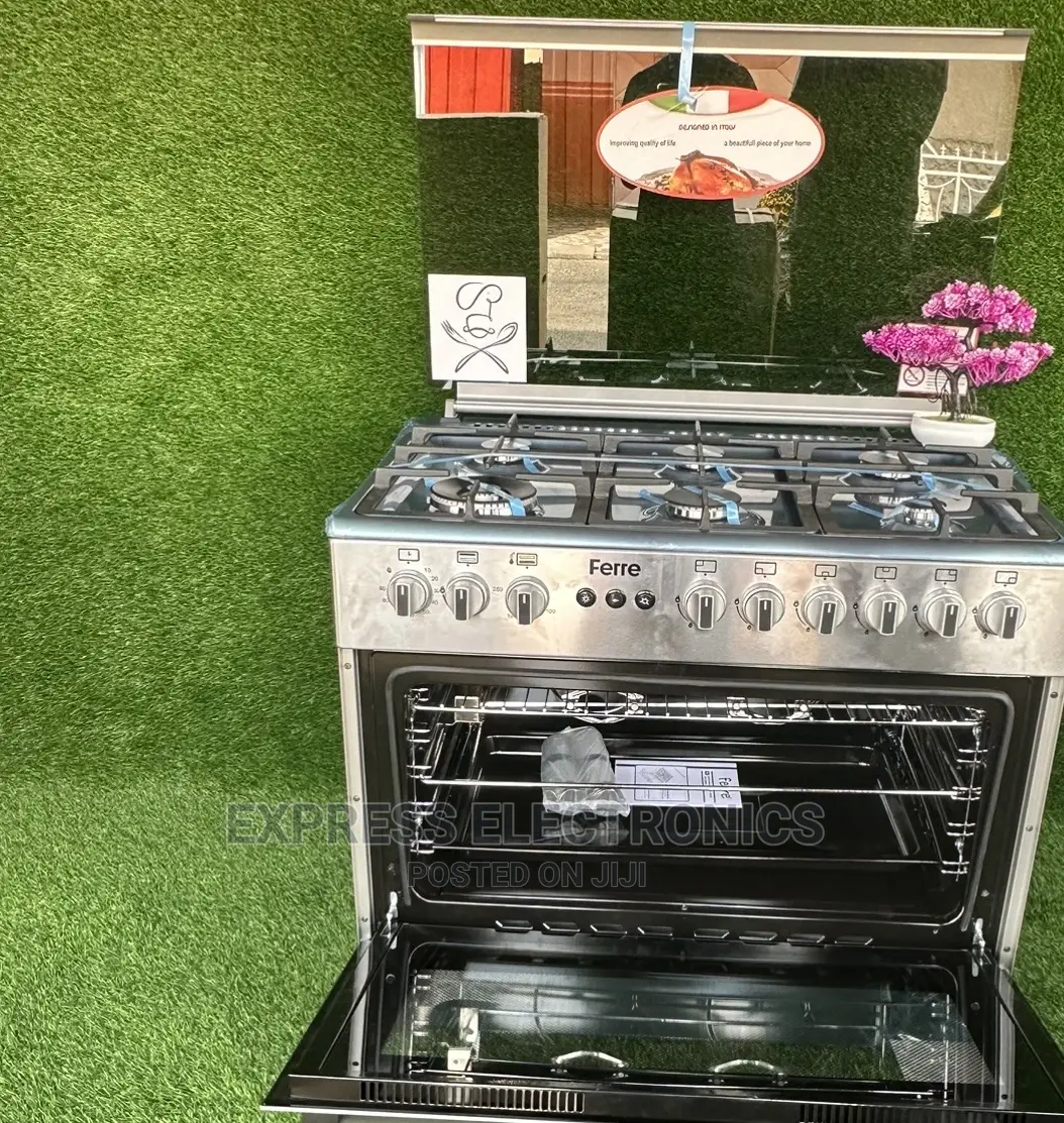 Authentic and Affordable 6burner All Gas Cooker Rotisserie