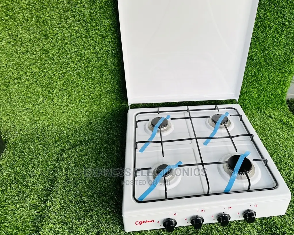 White Gas Cooker Table Top Stove 4burner Authentic New
