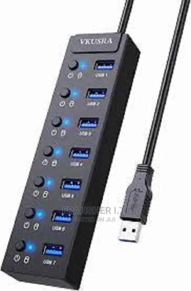 7 Port USB 3.0 Hub Splitter USB Hub 3.0