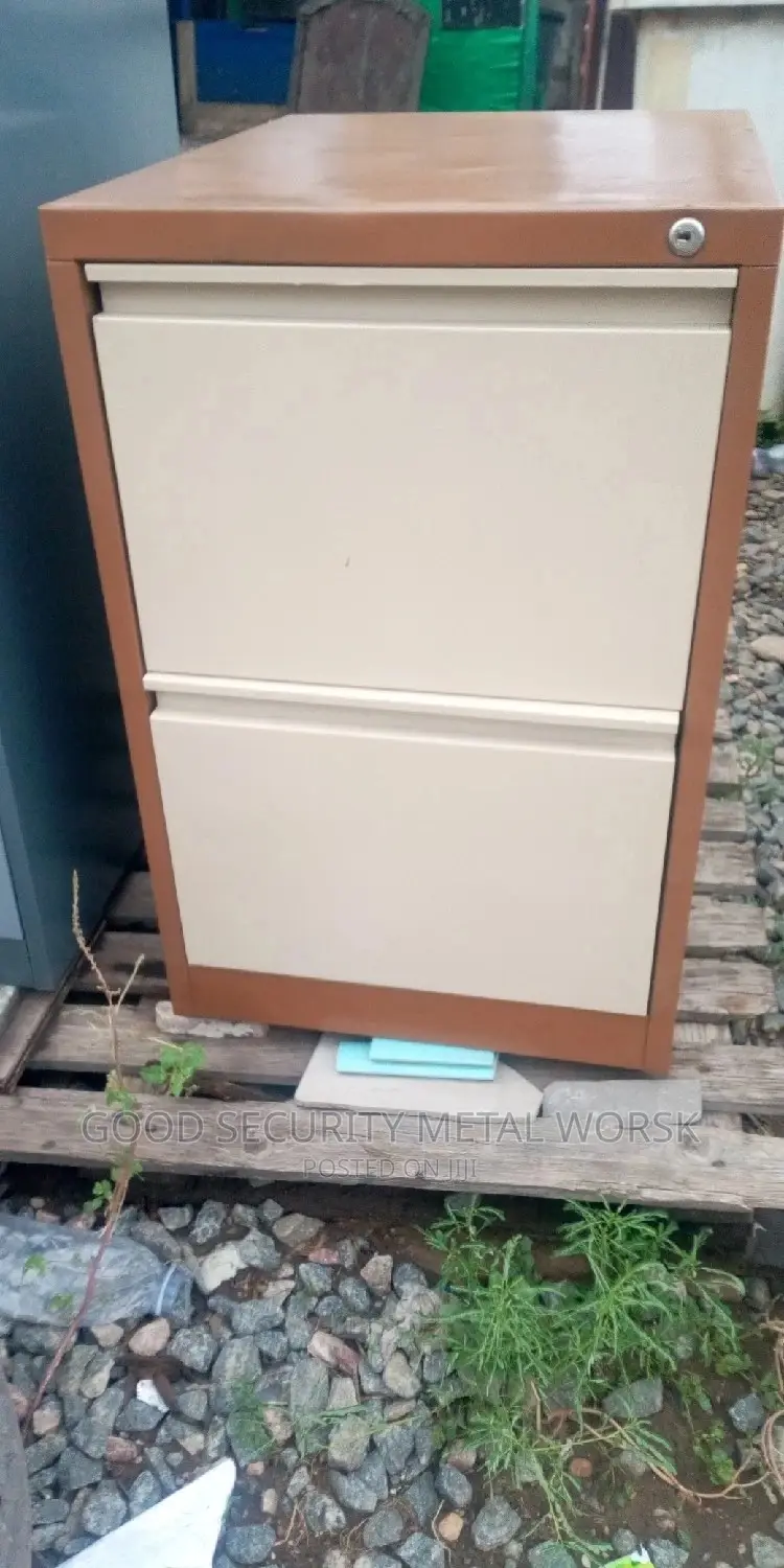 2 Drawer Metal Cabinet