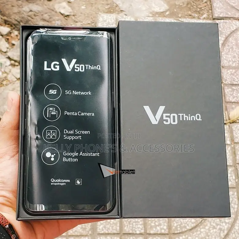 New LG V50S ThinQ 5G 128 GB Black