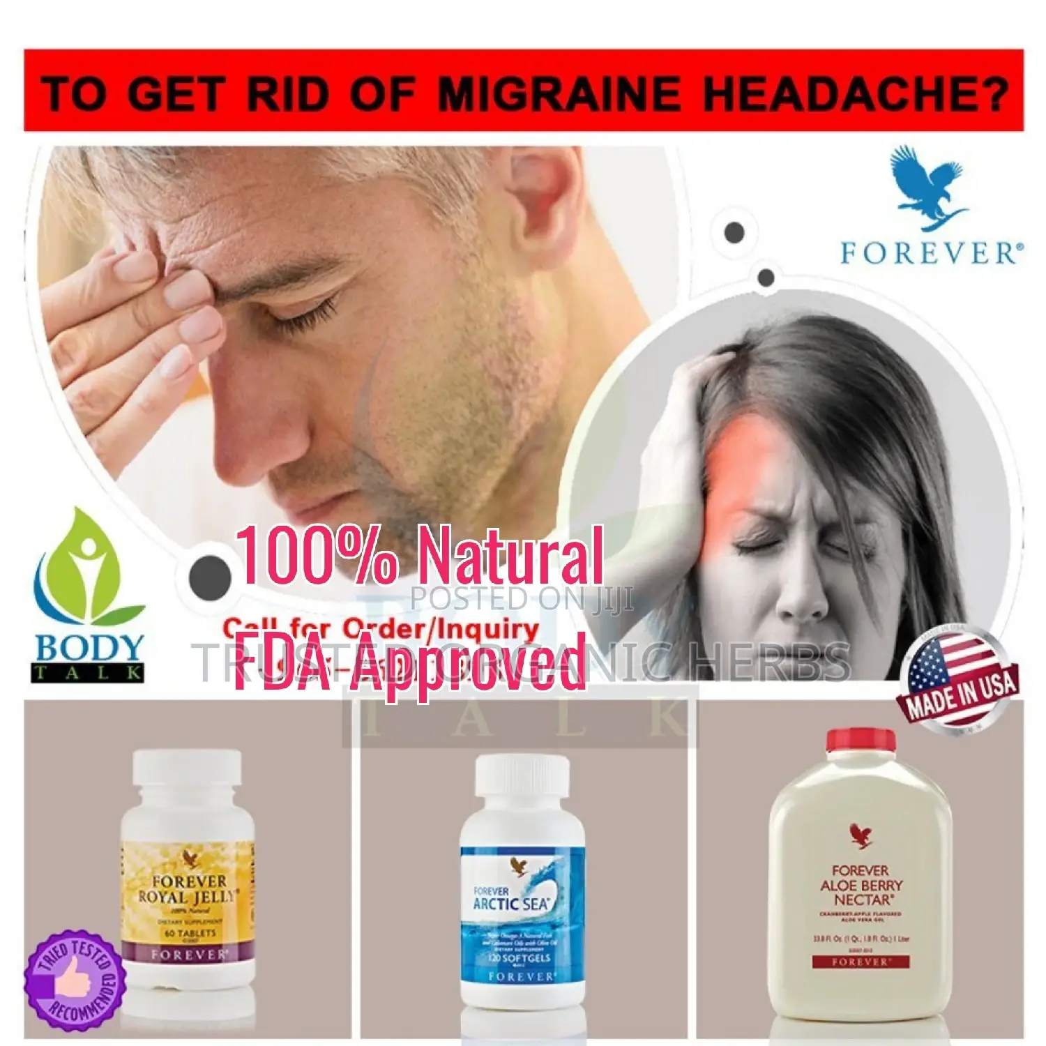 Natural Solution For Migraine In Accra