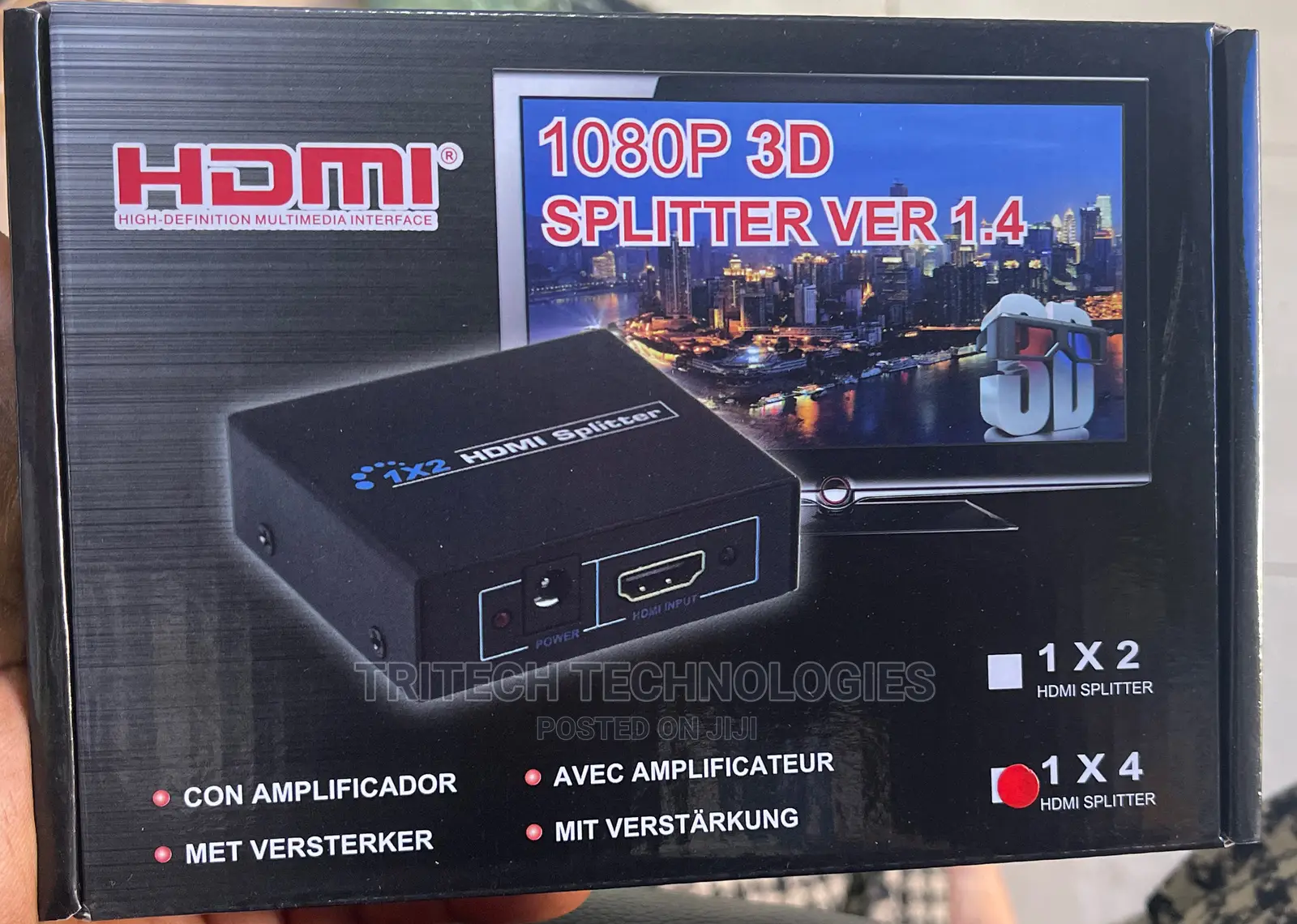 HDMI Splitter 1080P 3D 4port