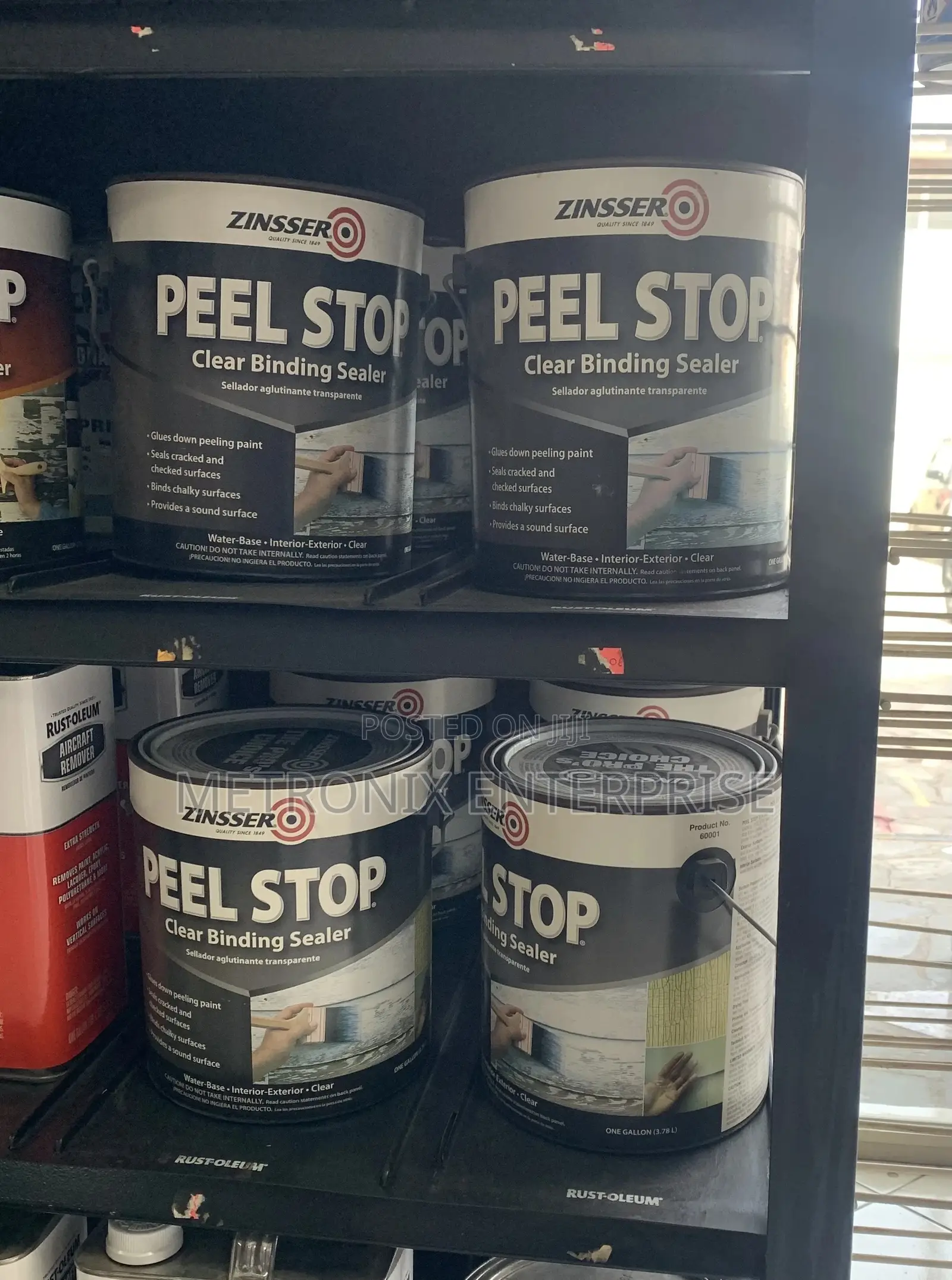 SURFACE PEEL STOP, Clear Binding Sealer