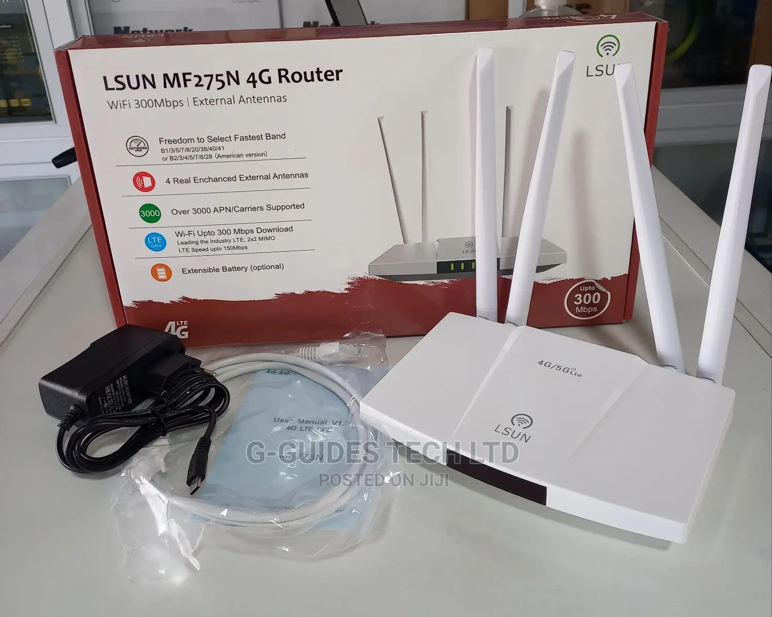 Lsun 4g Router 300mbps With Inbuilt Battery Mf275n