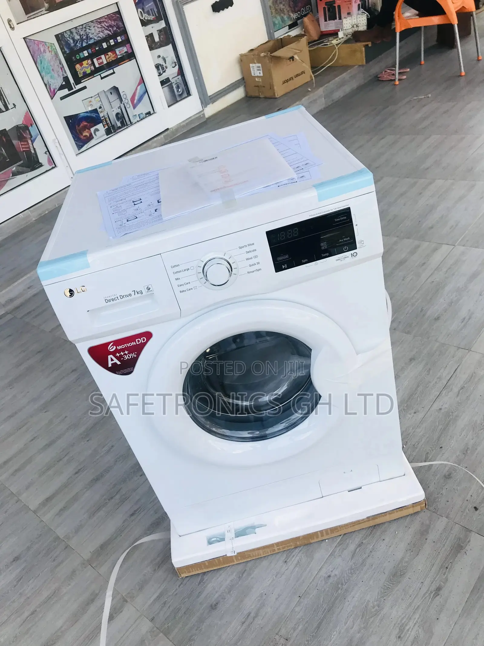 Lg Washingmachine 7kg Frontload FH2J3QDNP0