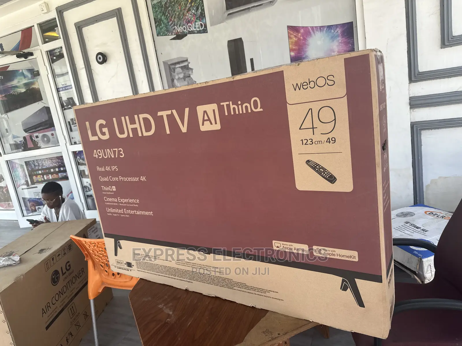 Energy Efficiency UHD Smart LG LED Display 49”Un73