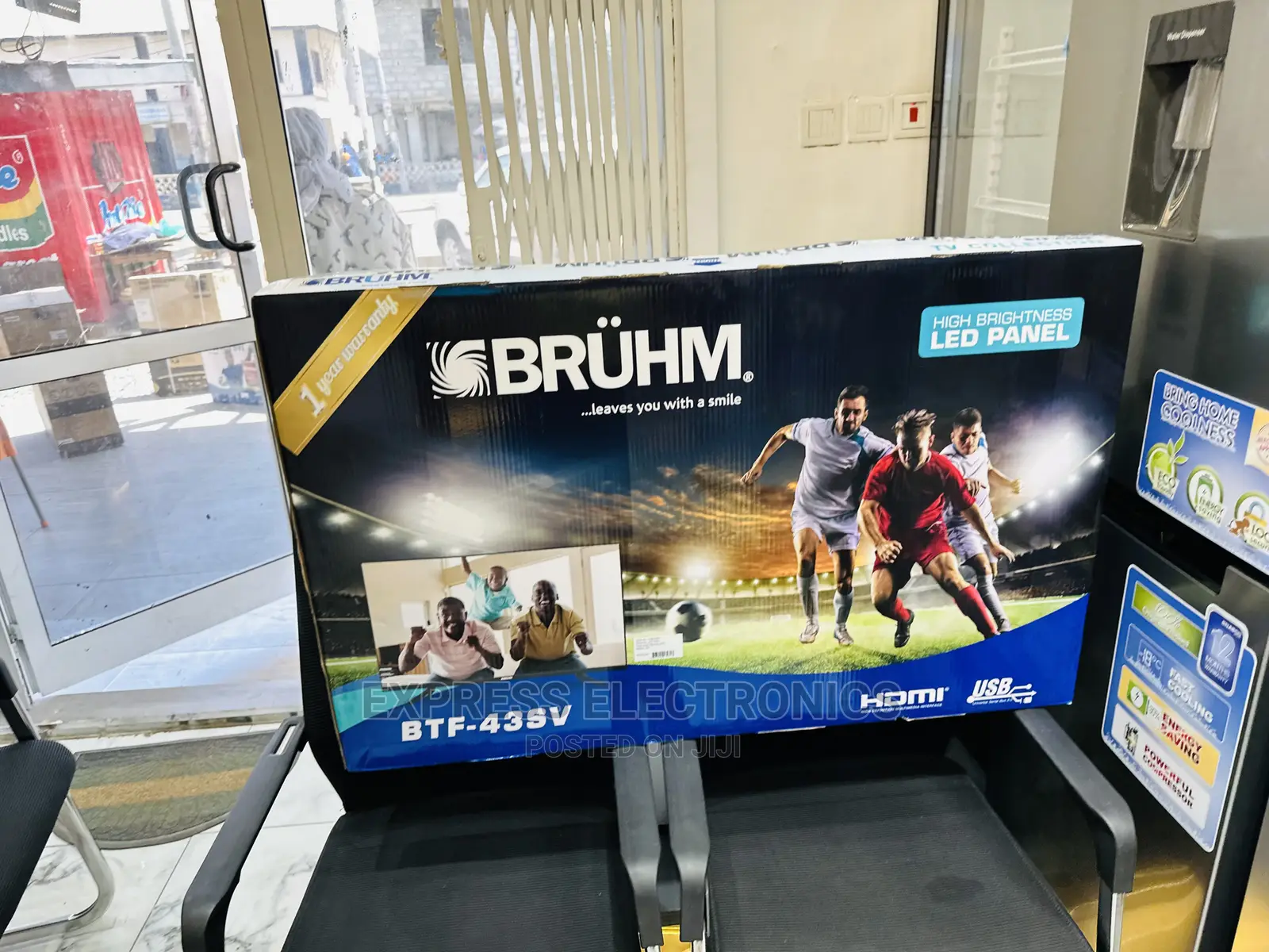 Newly Sealed Bruhm Smart 43”FHD Tv