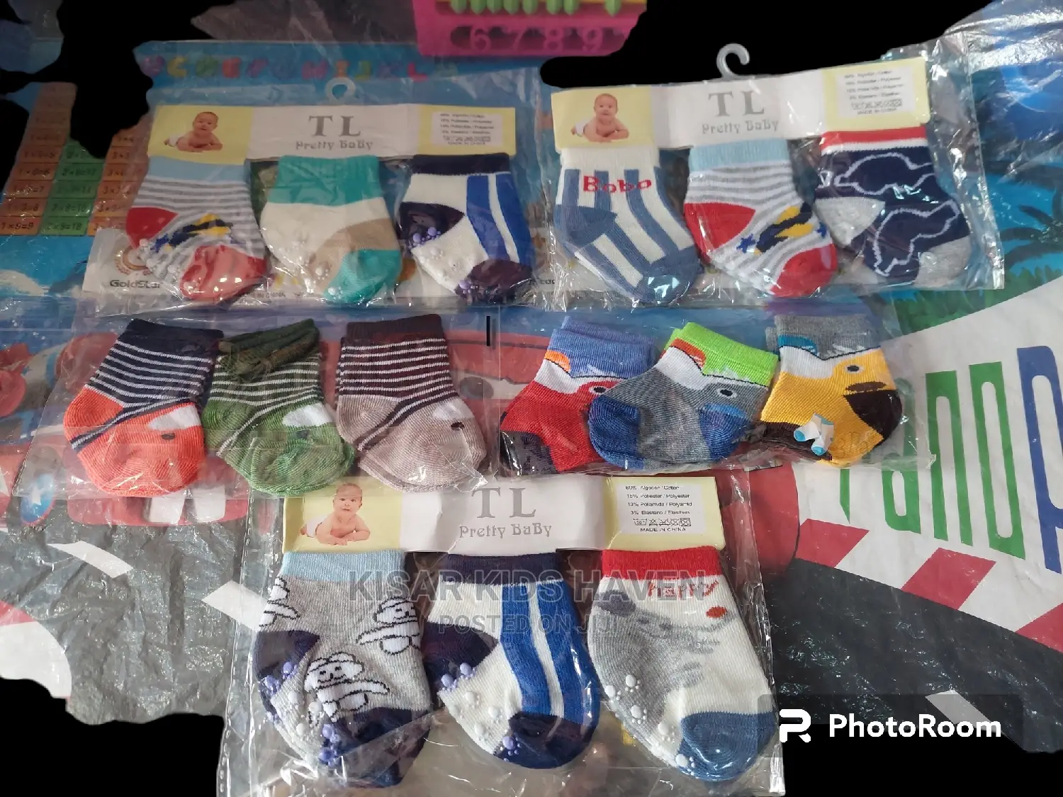Beautiful Baby Boy Socks 3 Pieces