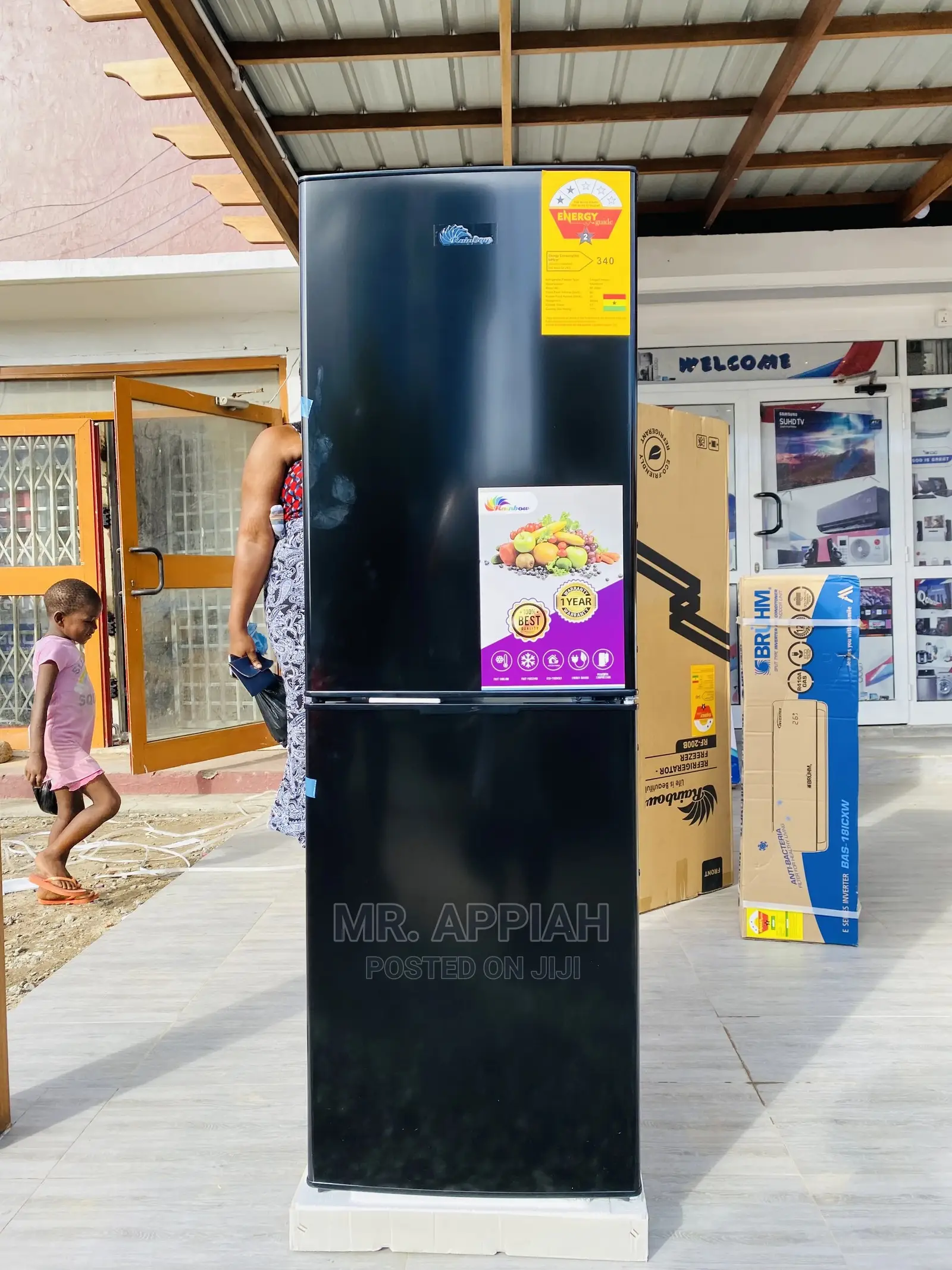 Freshness Is Guaranteed When Using Rainbow Refrigerator.
