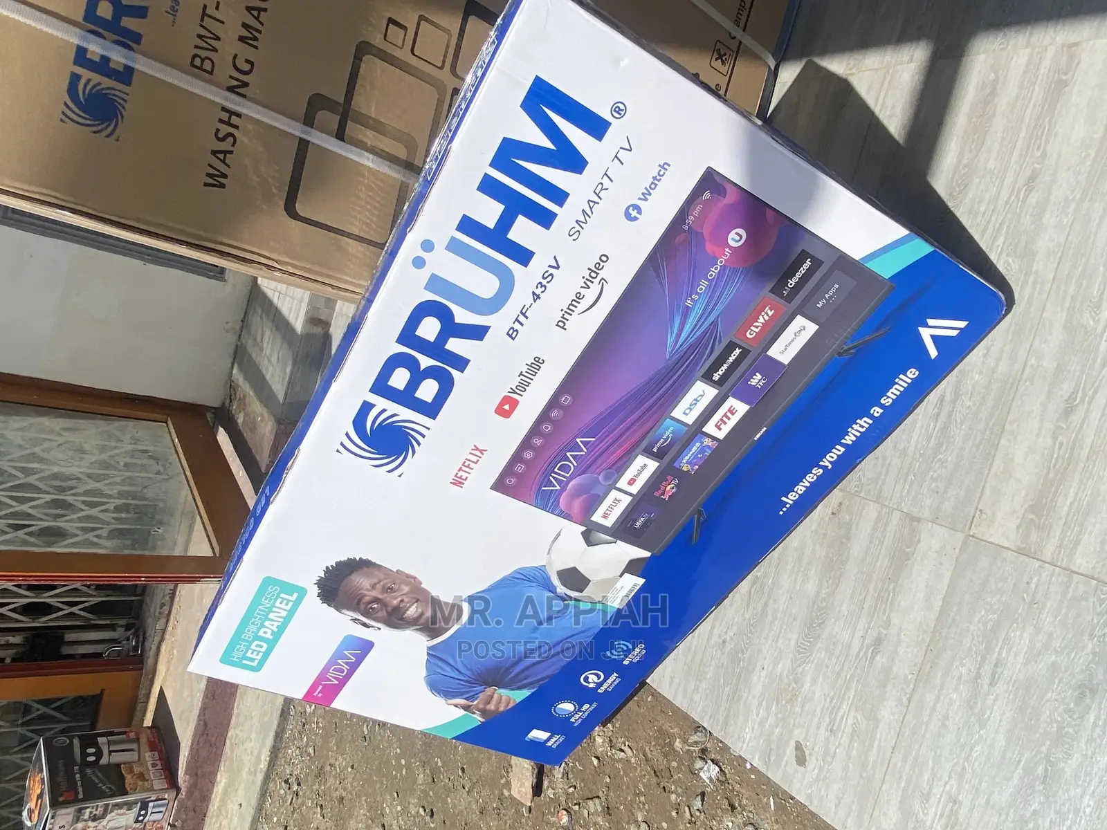 Durable and Affordable Bruhm 43” Tv 
