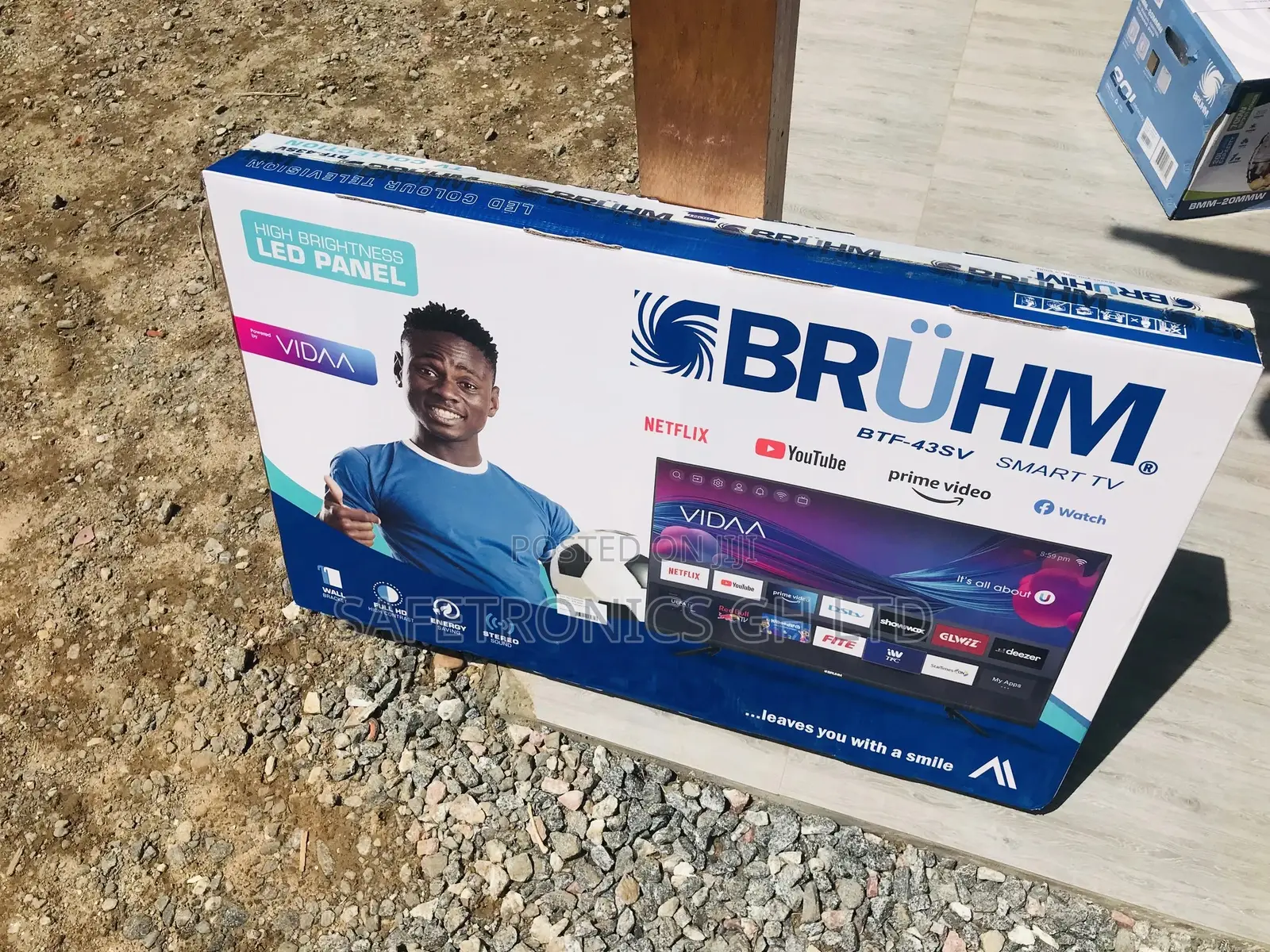 Bruhm 43′′ Full HD Smart LED TV [ BTF-43sv]