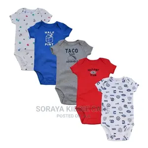 5 Pieces Set Baby Body Suit