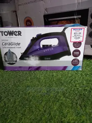 Tower Ceraglide Steam Iron 2600w From Uk