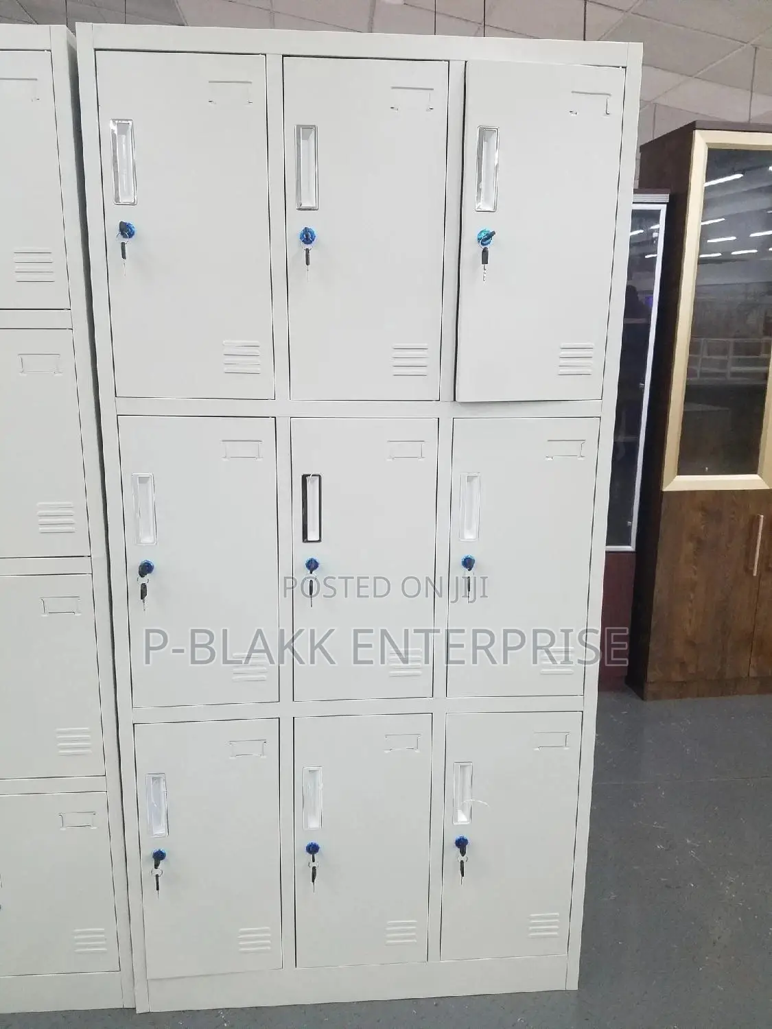 Office Cabinet 9 Lockers