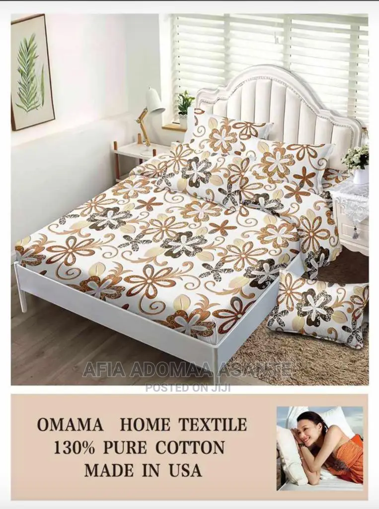 6 Pieces Bedsheet Set. 2 Bedsheets 4 Pillow Cases[Cotton]