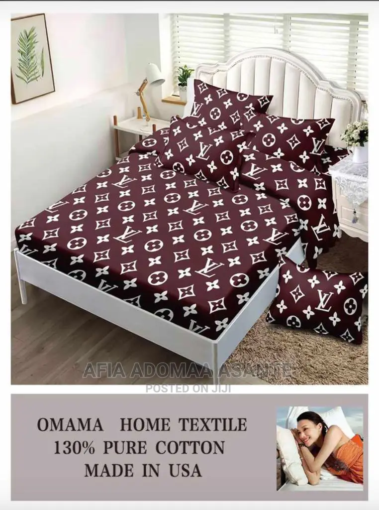6 Pieces Bedsheet Set. 2 Bedsheets 4 Pillow Cases[Cotton]