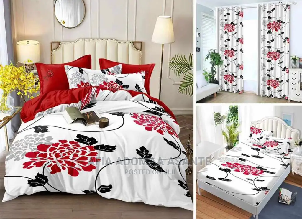 8 Pieces Bedsheets Set
