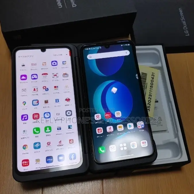New LG V60 ThinQ 5G 128 GB Black