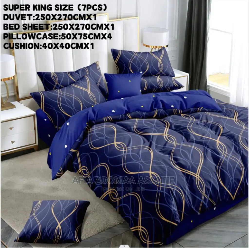 Super King Size Duvet Set 7 Pieces in Accra Metropolitan Home