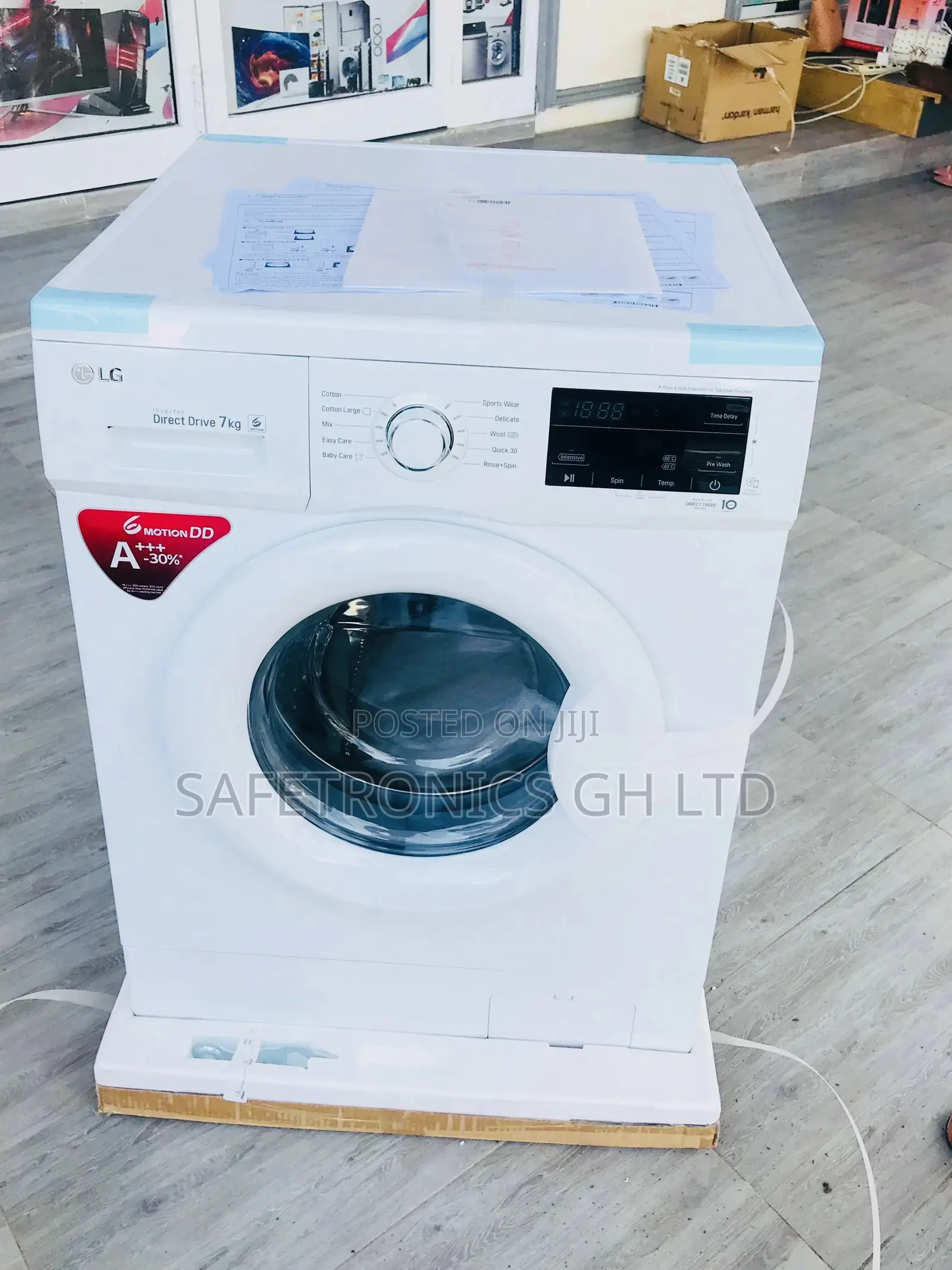 Durable LG Washing Machine Front Load 7kg FH2J3QDNP0