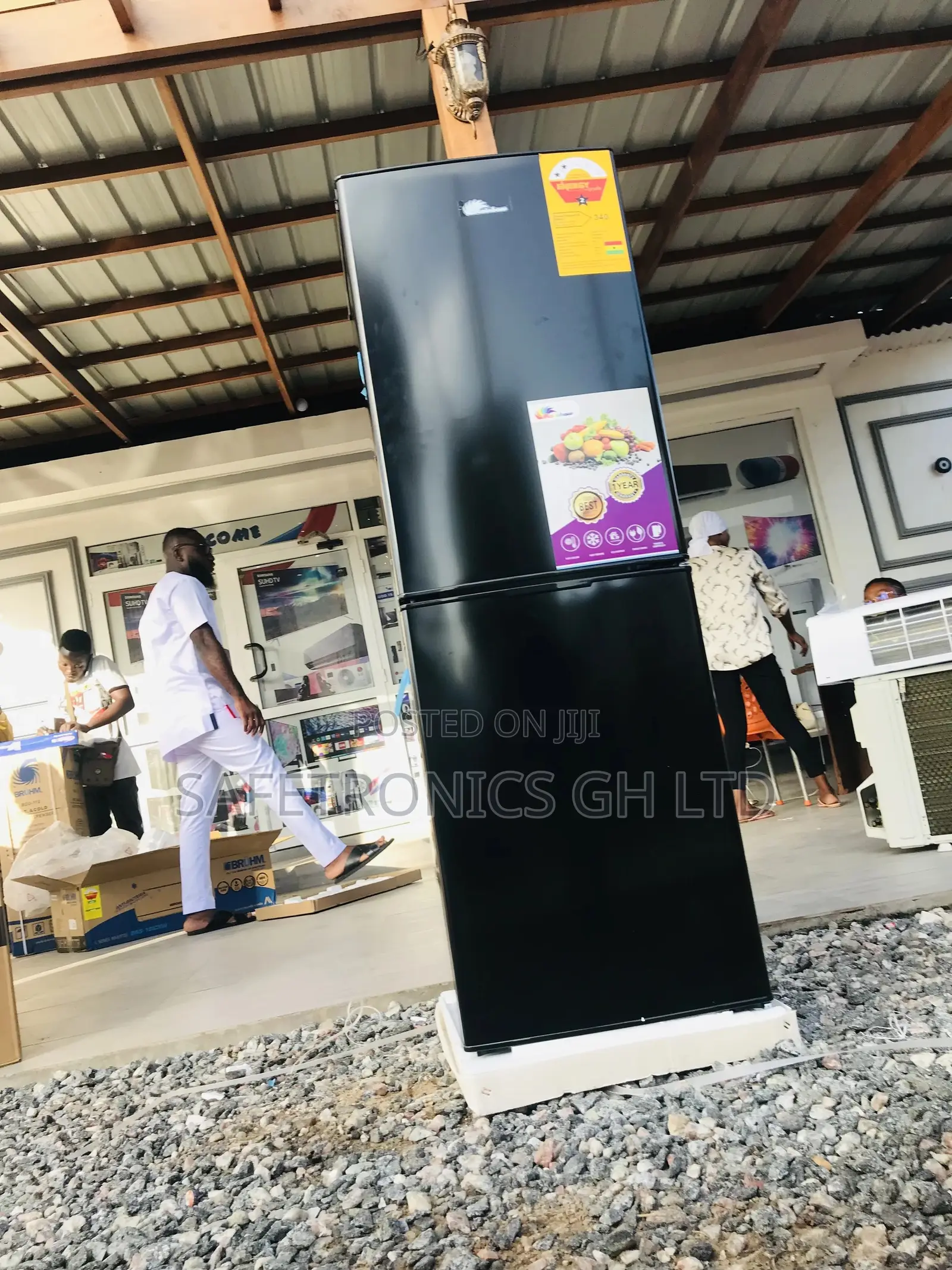 RF-200B Rainbow 140L Bottom Freezer Refrigerator