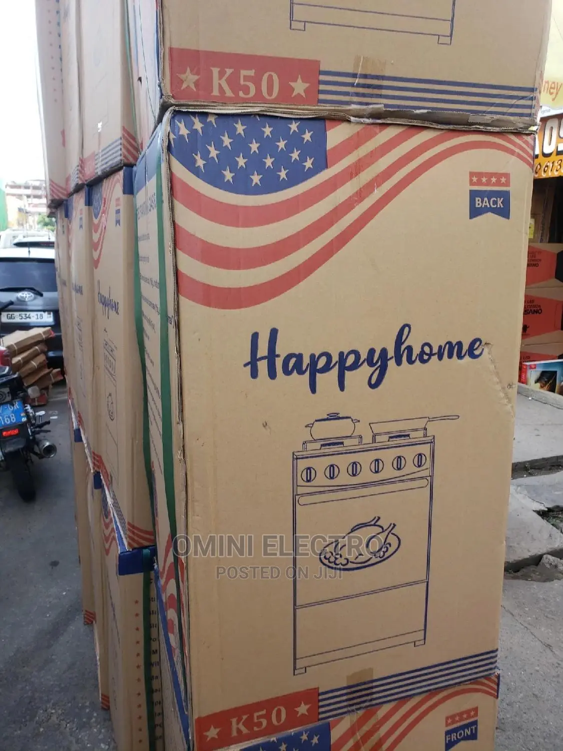 Brand New 4 Burner Happy Home 50/50 Gas Burner
