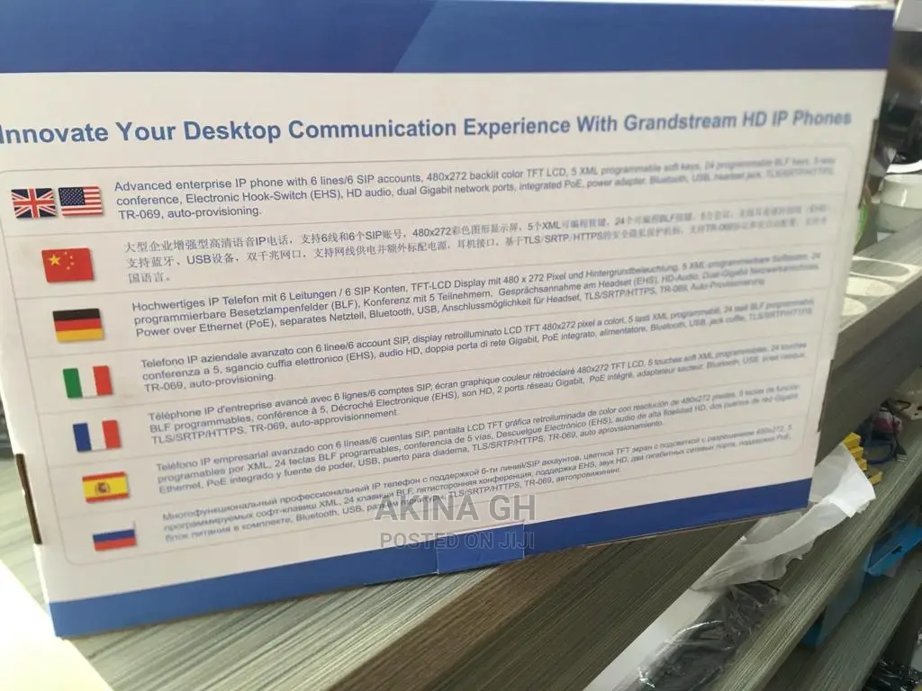 Grandstream Padx IP Phone Voip GXP2160