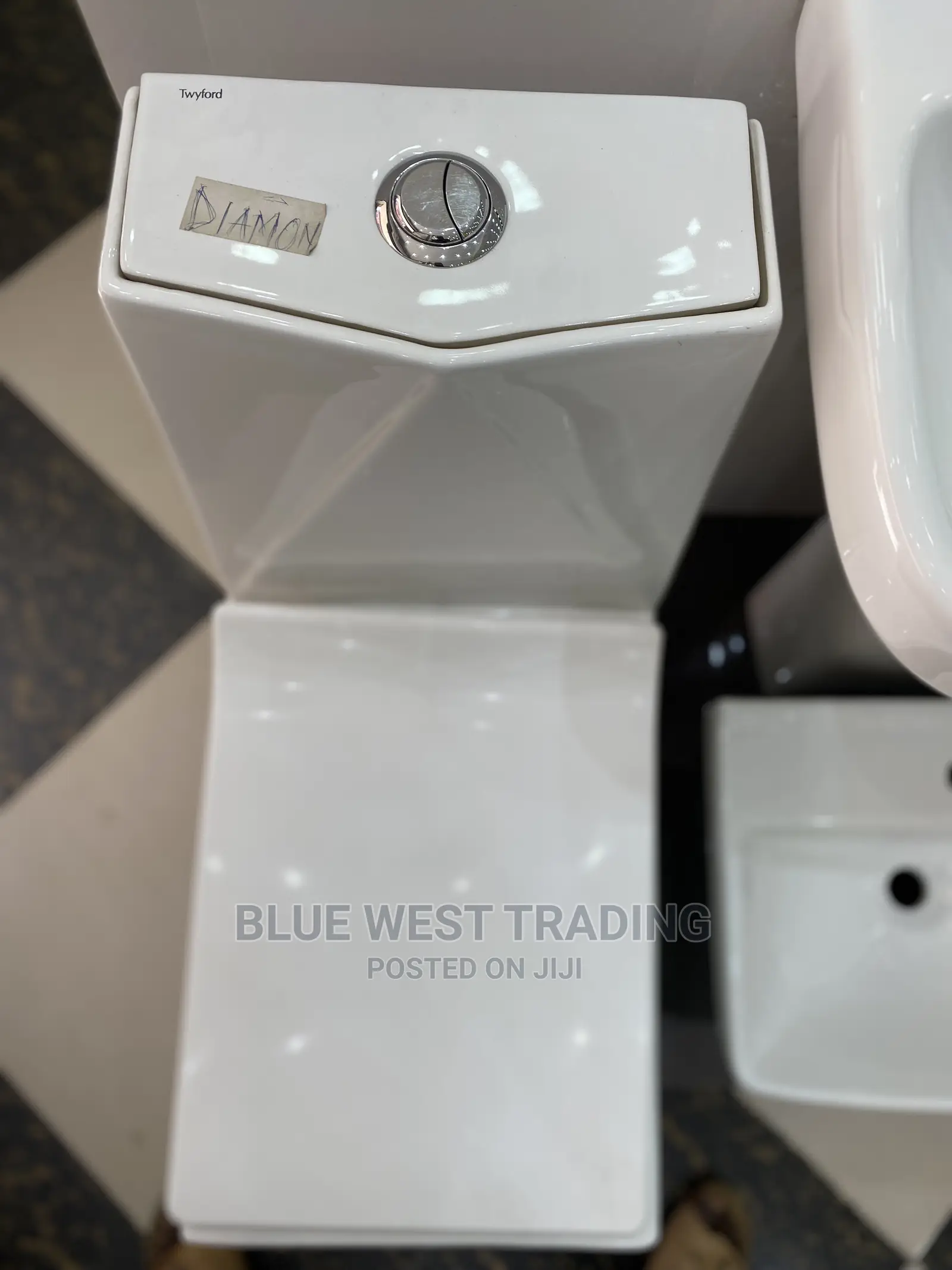 Water Closet - One Piece Water Closet - Diamond Shaped WC