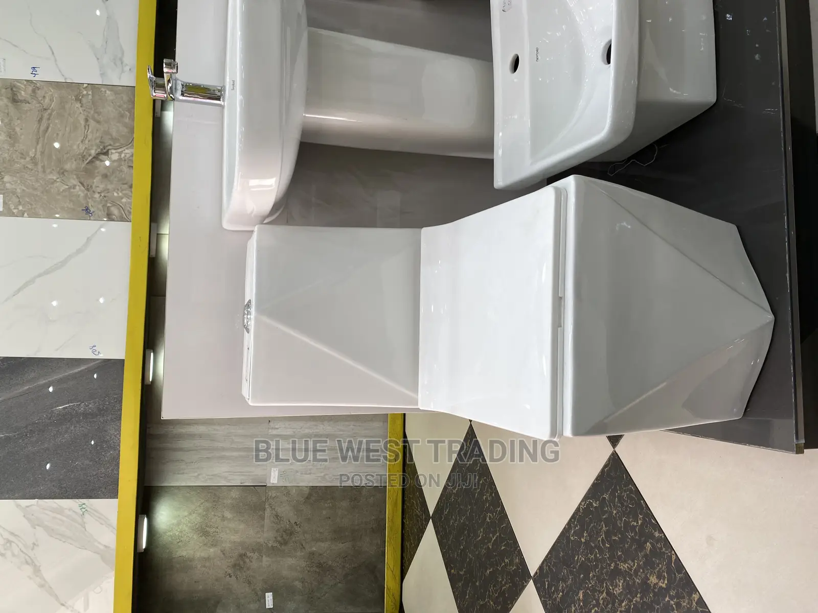 Water Closet - One Piece Water Closet - Diamond Shaped WC