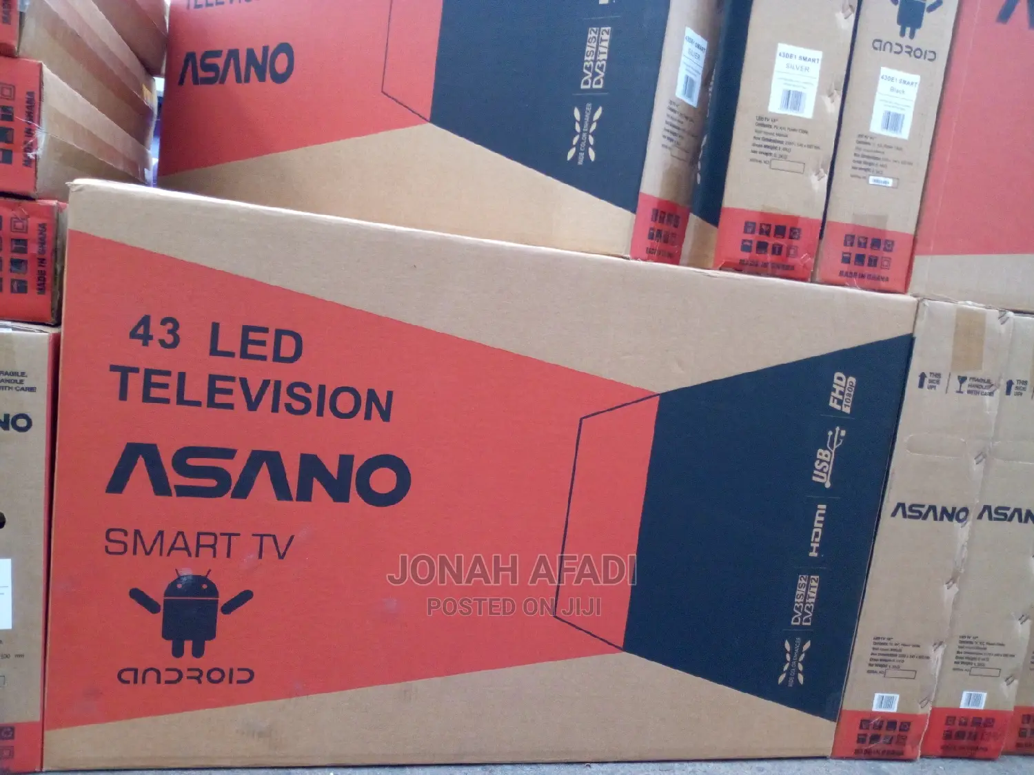 Asano 43'' Smart Android Digital Satellite Tv