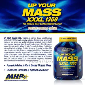 Mass Gainer | UP YOUR MASS Muscle Builder Weight Gainer 6lb