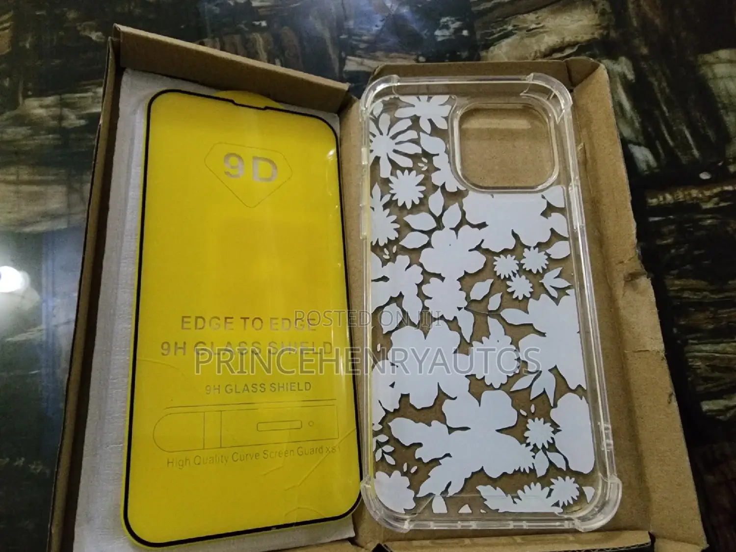 OUTIWA Case+Tempered Glass for iPhone 13 Pro Max 6.7