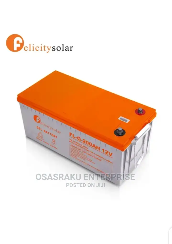 12v 200ah Felicity Gel Deep Cycle Battery