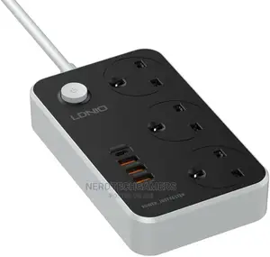 Ldnio SC3412-2 3 Socket, USB-C PD 20W And 3 Port QC3.0