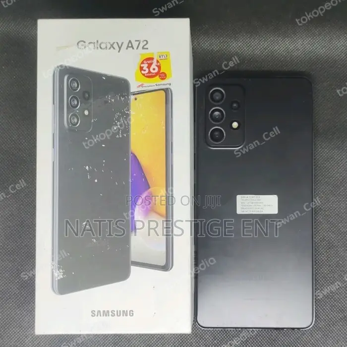 New Samsung Galaxy A72 128 GB Black