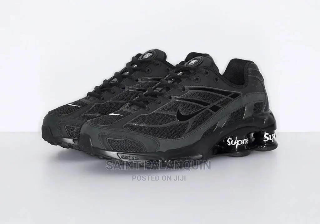 Black Supreme Nike Shox