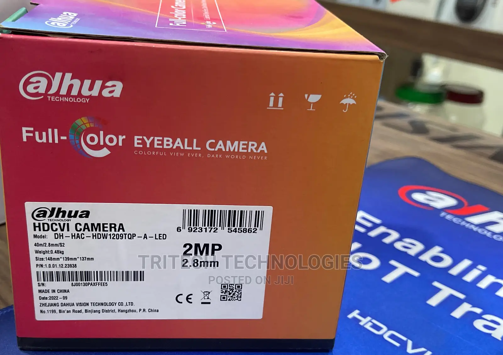 Dahua Hac-Hdw1209tlqp-a-Led 2mp Full-Color Hdcvi