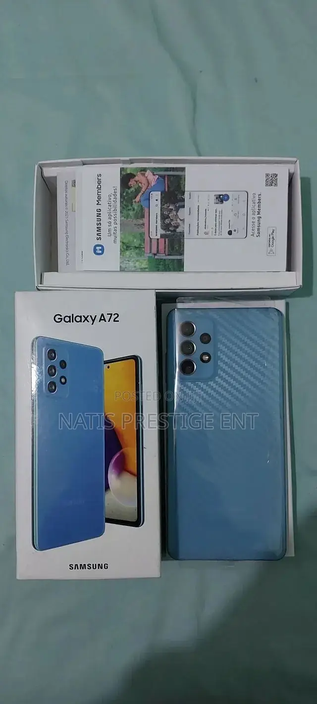 New Samsung Galaxy A72 128 GB Black