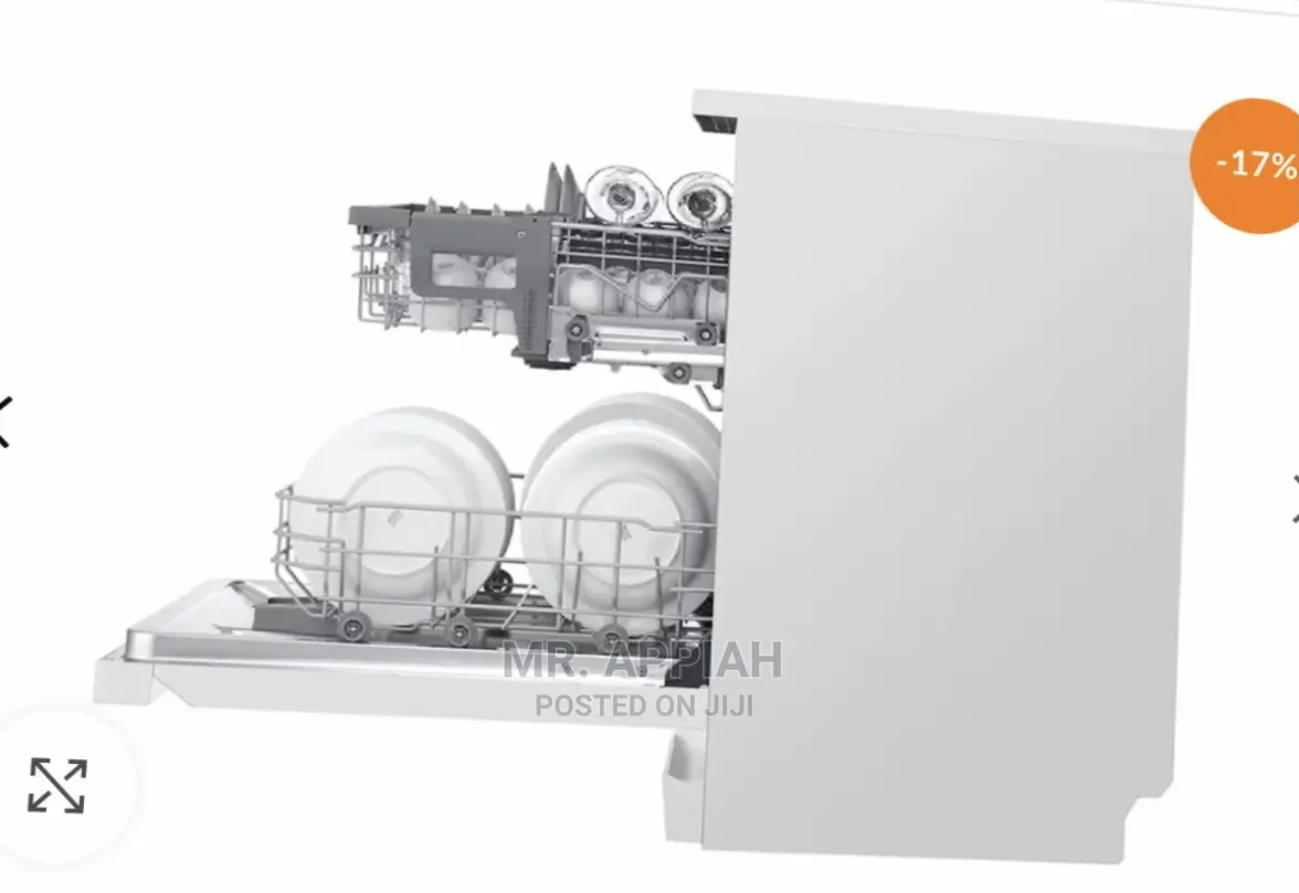 Free Standing LG(DFB512FW)Dishwasher With 14 Place Setting 