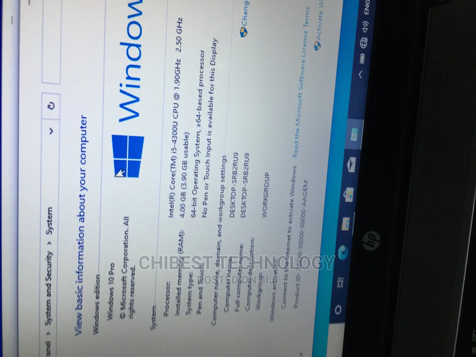 Laptop HP EliteBook 840 G1 8GB Intel Core I5 HDD 500GB