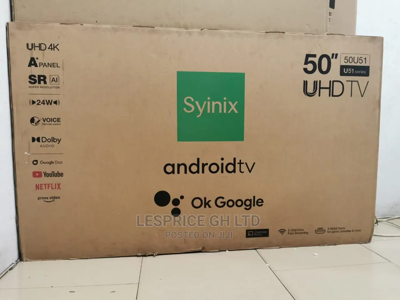 Perfect Syinix 50 Smart Android UHD Tv