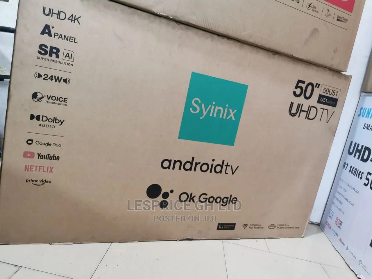 Great Syinix 50 Smart Android UHD Tv